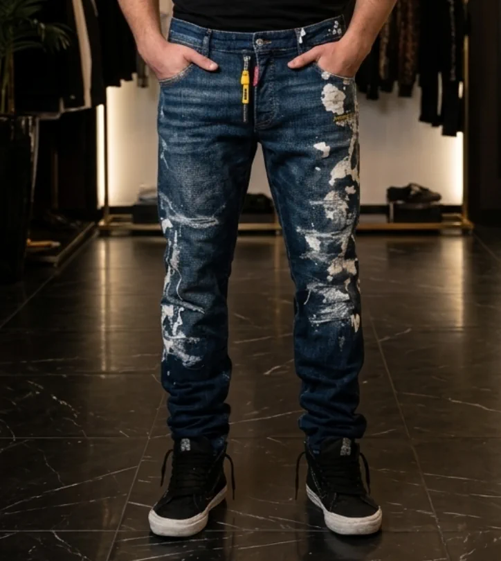 ChatGPT Image Jun 2, 2026, 04_46_43 PM1 شلوار جین مردانه DSQUARED 2 آبی - تصویر 1
