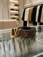 کمربند چرم مصنوعی مردانه لویی ویتون LOUIS VUITTON