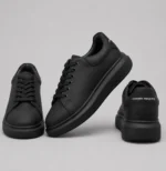 کتونی مردانه مشکی الکساندر مک‌کوئین Alexander McQueen Oversized Sneaker Black