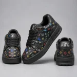 کتونی مردانه LV مشکی لوگو رنگی مستر کوالیتی LV ARCH LIGHT SNEAKER
